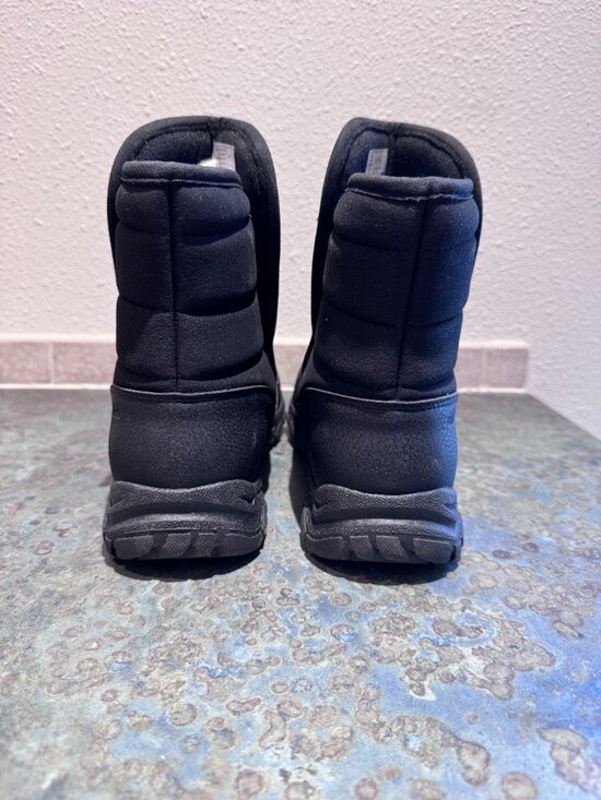 Lands End Black Expedition Waterproof Puffer Slip On Snow Boots - 9.5W main image 4